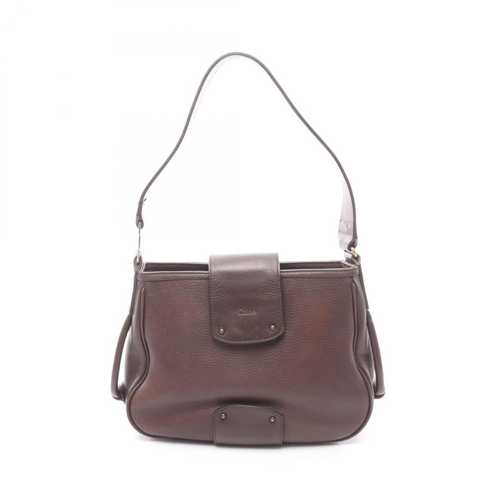 Chloe shoulder bag leather brown